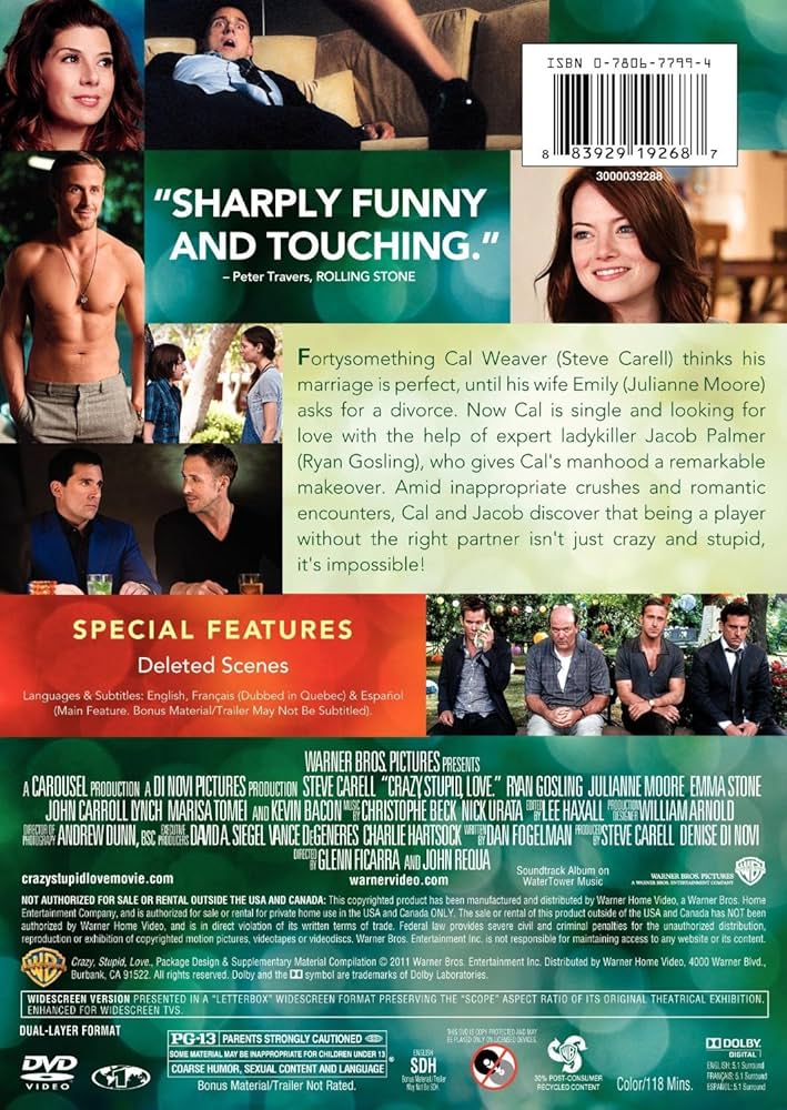 Amazon.com: Crazy Stupid Love DVD : Movies & TV